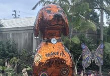 Sherman Library & Gardens ‘Dog Days of Sherman’ Art Exhibit Prepares to Scamper Away